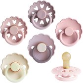 FRIGG Multipack latex fopspeen, verpakking van 6 stuks, natuurlijk