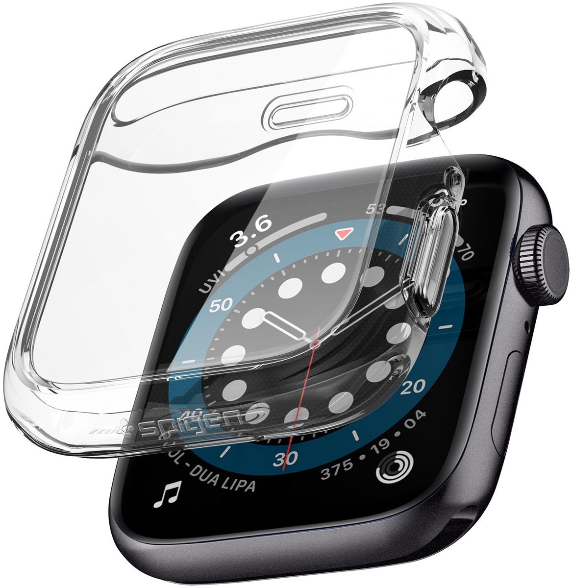 Spigen - Apple Watch 4 40mm Case - Siliconen Ultra Hybrid Transparant