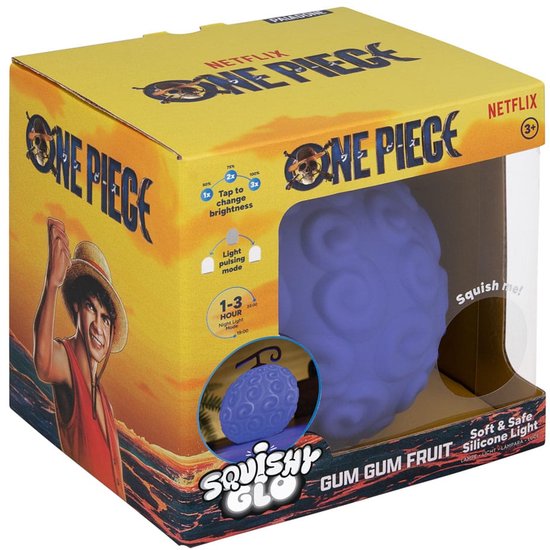 One Piece Gum Gum Fruit siliconen lampje van Paladone van one — afbeelding 4
