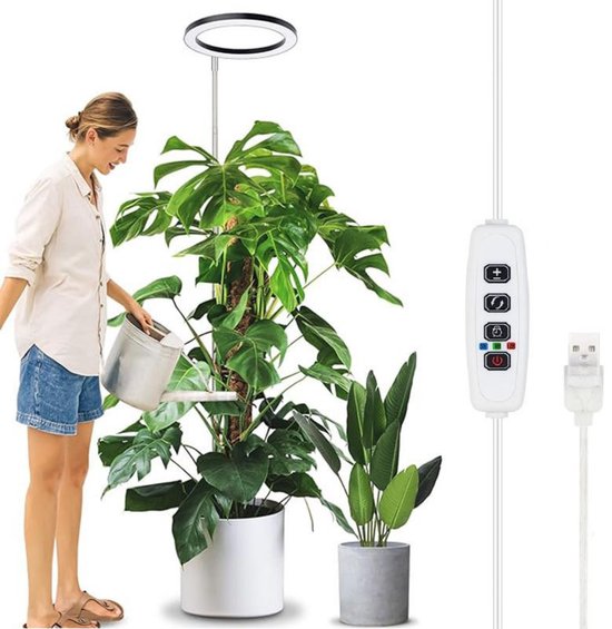Vitdipy - Groeilamp in pot - Led kweeklamp - USB adapter - Professionele groeilamp - Kweeklamp - Indoor Grow Light - LED verlichting