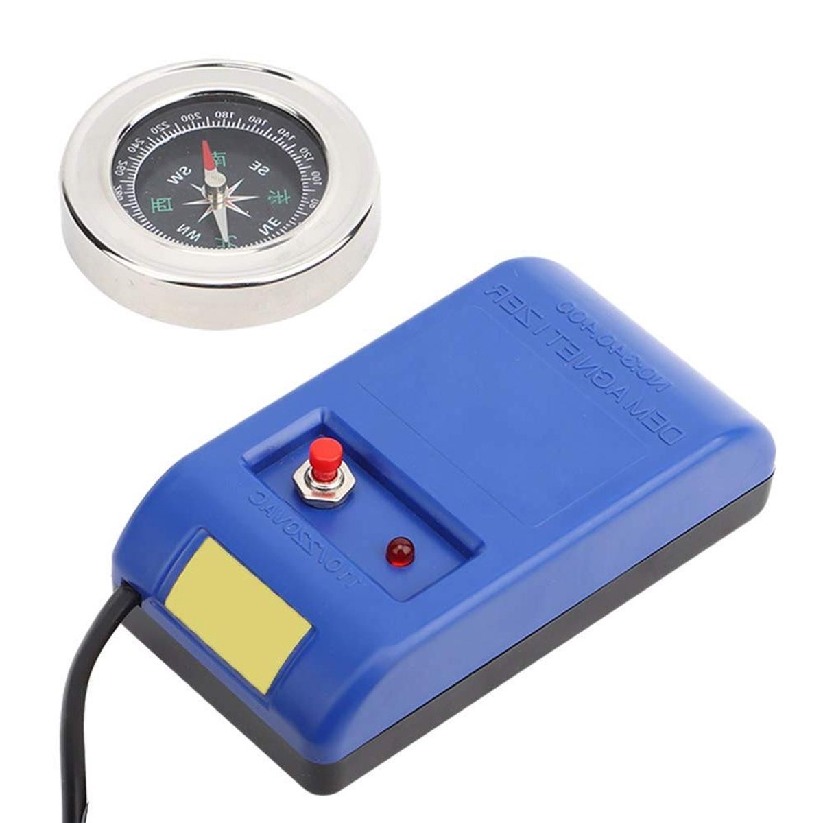 Elektrisch Gereedschap Kompas Set - Magnetiseur Demagnetizer Tool Kit voor Horloge Reparatie - Degausser - 110V Tot 220V (EU-stekker) - Professionele Demagnetizer met Handleiding - Snel en Efficiënt Demagnetiseren van Gereedschap