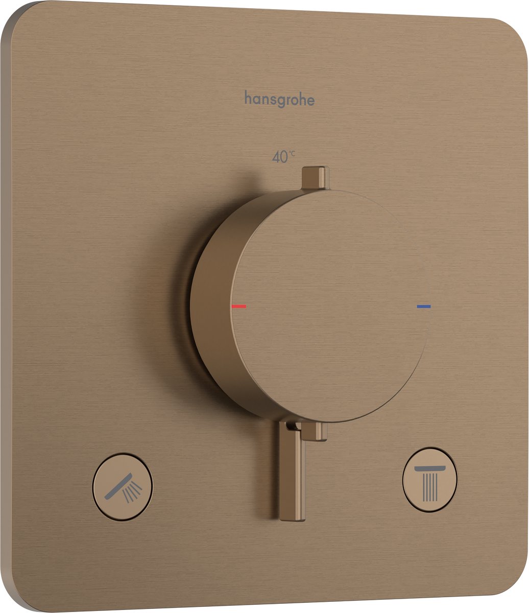 hansgrohe Ecostat Comfort Q - Inbouwthermostaat - Ecostat thermostaat - Brushed Bronze