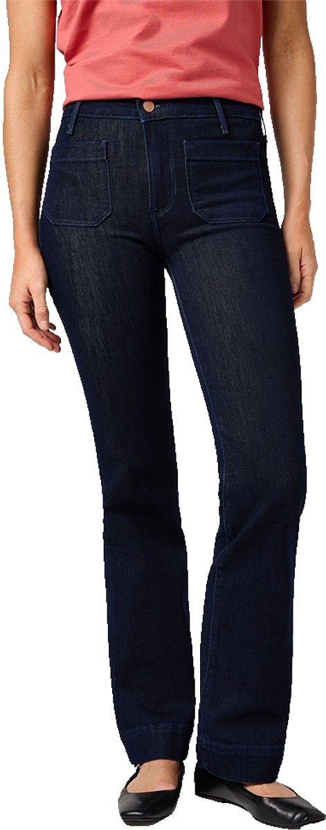 Wrangler Flare Spijkerbroek 32 30 Vrouw Soft Moonlight