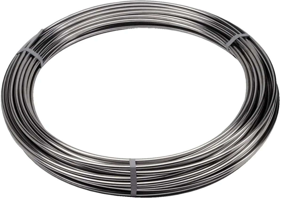 Roestvrij stalen buis, RVS buis - NW 7 mm, 8 x 0,5 mm - verkocht per meter