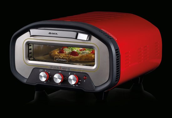 Ariete 3901/00 - Elektrische pizza oven - 2200 Watt - temperatuur tot 430°C - Klaar in 2 minuten - timer - Inclusief 1 pizzasnijder en 1 aluminium schep — afbeelding 4