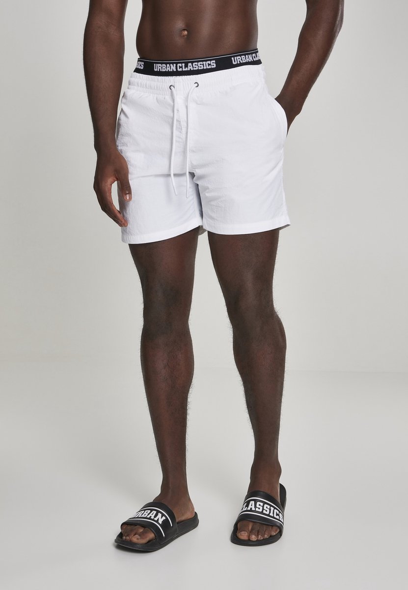 Urban Classics Two in One Zwemshorts 2XL Wit