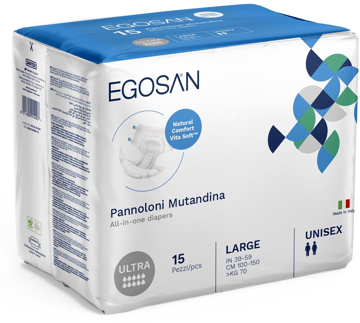 Egosan Vita Soft Ultra Large - 1 paquet de 15 protections