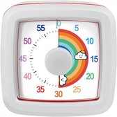 60 Minuten Visuele Timer Met Nachtlampje, Countdown Timer, Pomodoro Timer Met Regenboogpatroon Geschikt Voor Kinderen En Adul