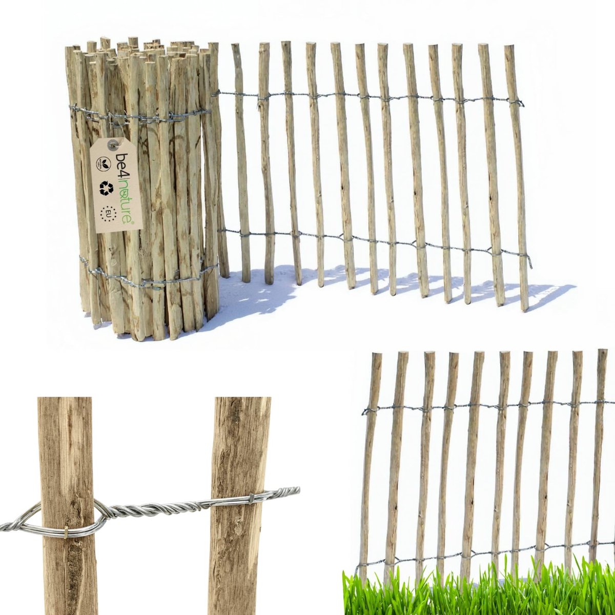 Creative Home houten schutting 35cm hoog en 2m lang | hazelnoot schutting | rolschutting | lamelafstand 3-4 cm | schutting tuin Ideaal als gazonrand bloemperk rand gemaakt van hazelnoot Creative Home houten schutting 35cm hoog en 2m lang | hazelnoot schutting | rolschutting | lamelafstand 3-4 cm | schutting tuin Ideaal als gazonrand bloemperk rand gemaakt van hazelnoot