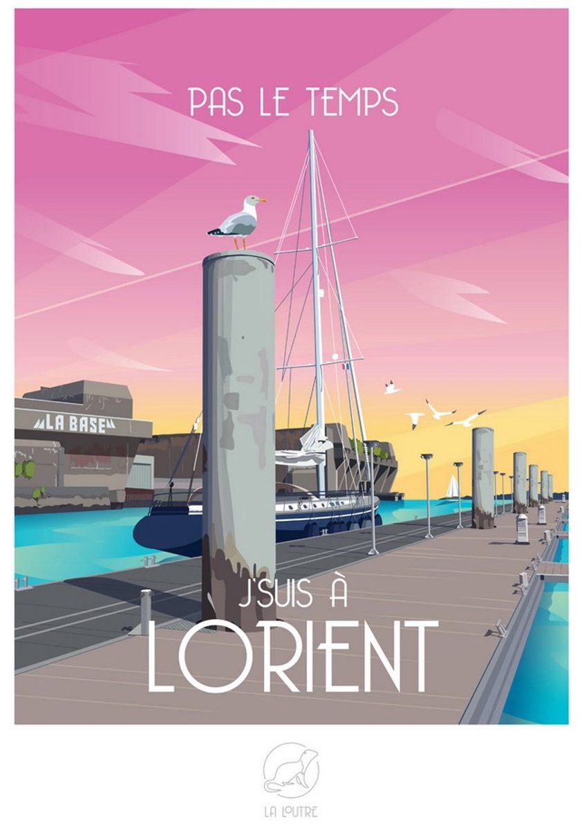 La Loutre puzzel Lorient 1000 stukjes - legpuzzel volwassenen.