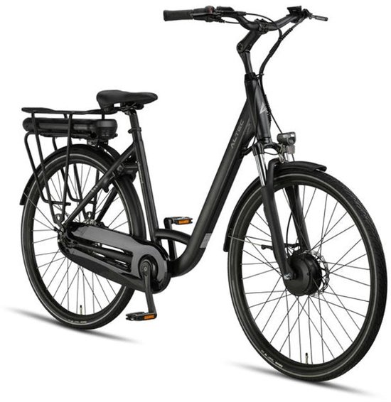 Altec Diamond Elektrische Fiets - 28 inch - 53 cm - 250W (42Nm) Voorwielmotor - Accu 468Wh (36V, 13Ah) - Shimano Nexus 7 - Hydraulische Remmen - Mat Zwart van Altec — afbeelding 3