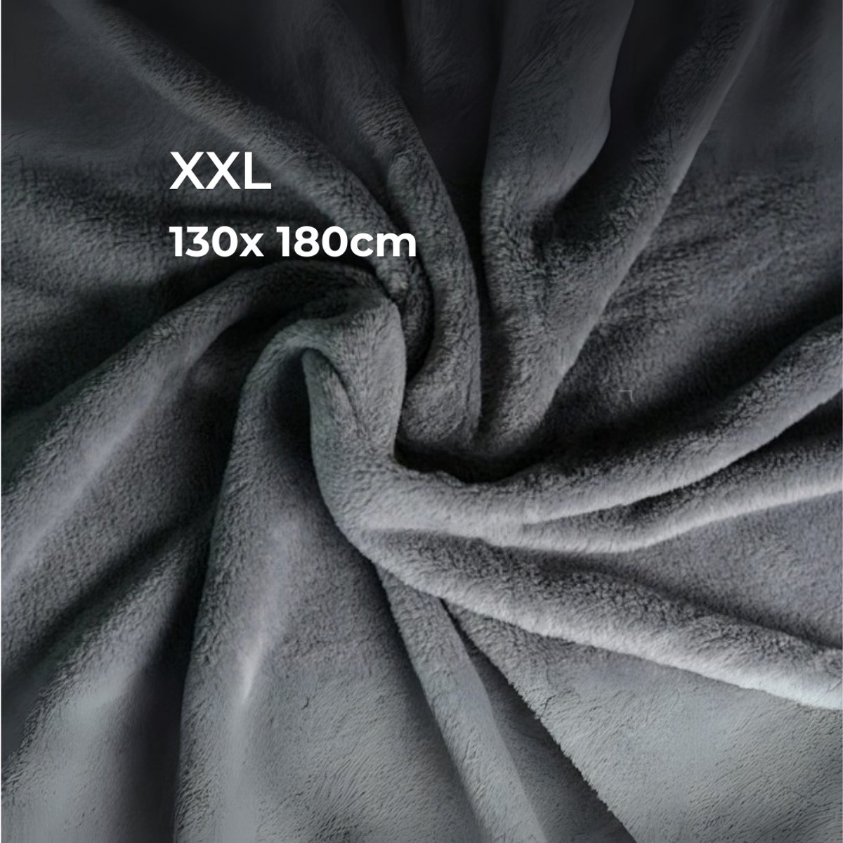 CoolHome HB25 Elektrische Warmtedeken - Elektrische deken met 9 warmtestanden - Flanel & Fleece - Afstandsbediening - Wasbaar - 130x180 cm - Donker Grijs thumbnail 6