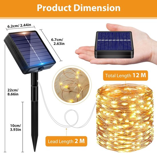 CEPEWA Set van 6x stuks solar tuinlampen/prikspots grondspot op zonne