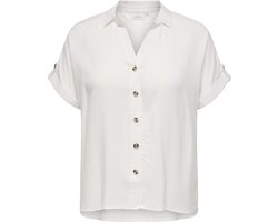 ONLY CARMAKOMA - CARYASMIN SHIRT S/S WVN NOOS Dames Blouse