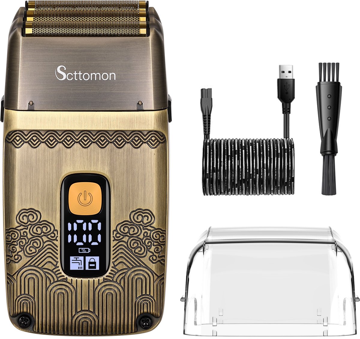 Hatteker Elektrisch Scheerapparaat met Drievoudig Mes - Hatteker - €36,07