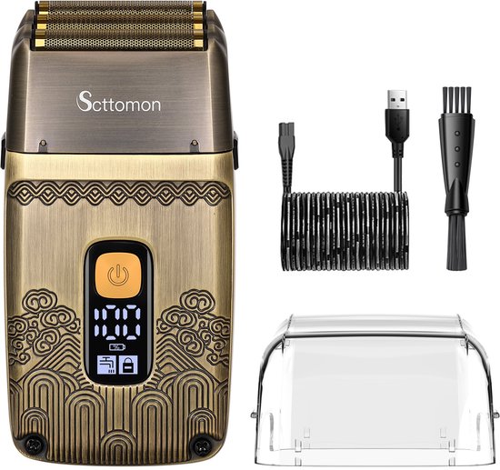 Hatteker Elektrisch Scheerapparaat met Drievoudig Mes - Hatteker - €36,07