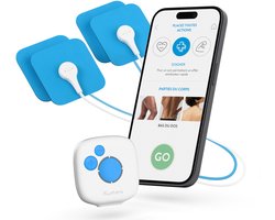 Bluetens Classic 2 - Elektrostimulatie mbv Smartphone Applicatie - Tens - Pijnverlichtng - Spierstimulatie - Spierversterking