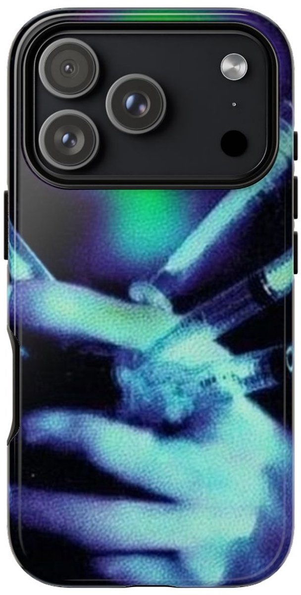 Gloeiende Hand met Spuiten – Telefoonhoesje Geschikt voor iPhone 17 Pro