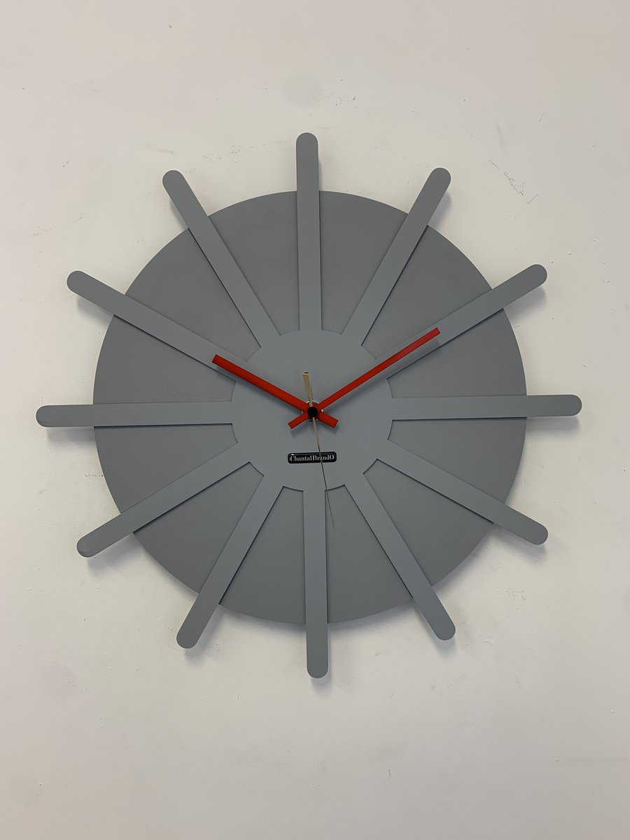 MOSACLOCK * ETOILE GRIS ** Wandklok Modern Industrieel Design **