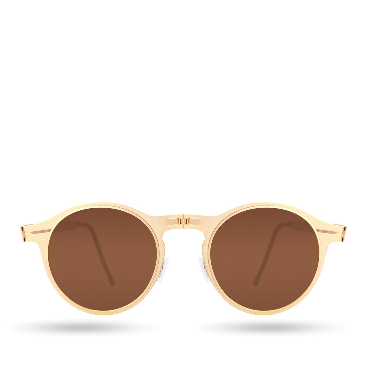 ROAV BALTO - Opvouwbare zonnebril – Polariserend UV400 - Brush Gold - Brown glazen
