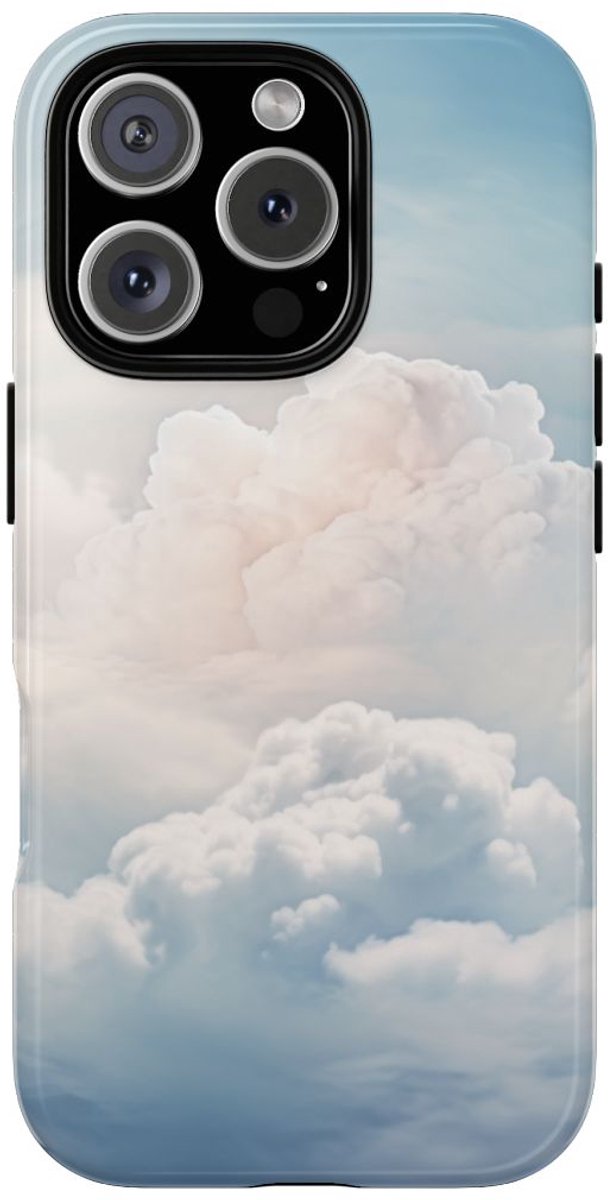 Dromerige Zachte Wolkenlucht – Telefoonhoesje Geschikt voor iPhone 16 Pro