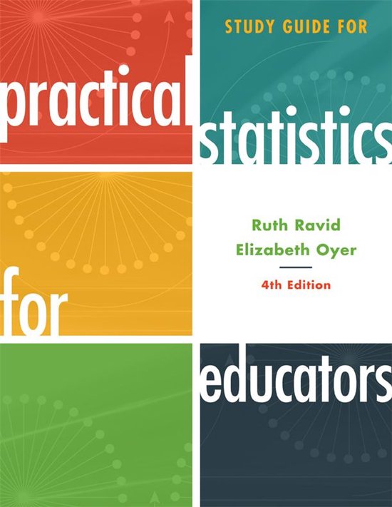 Study Guide for Practical Statistics for Educators - cover
