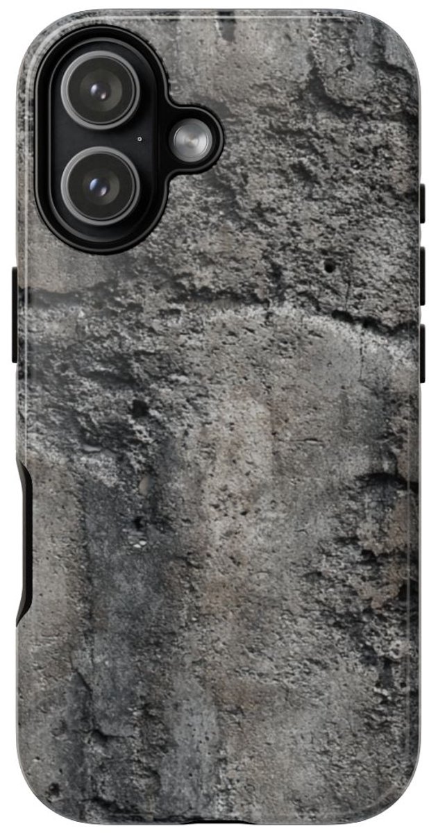 Dystopische Betonstructuur – Telefoonhoesje Geschikt voor iPhone 17