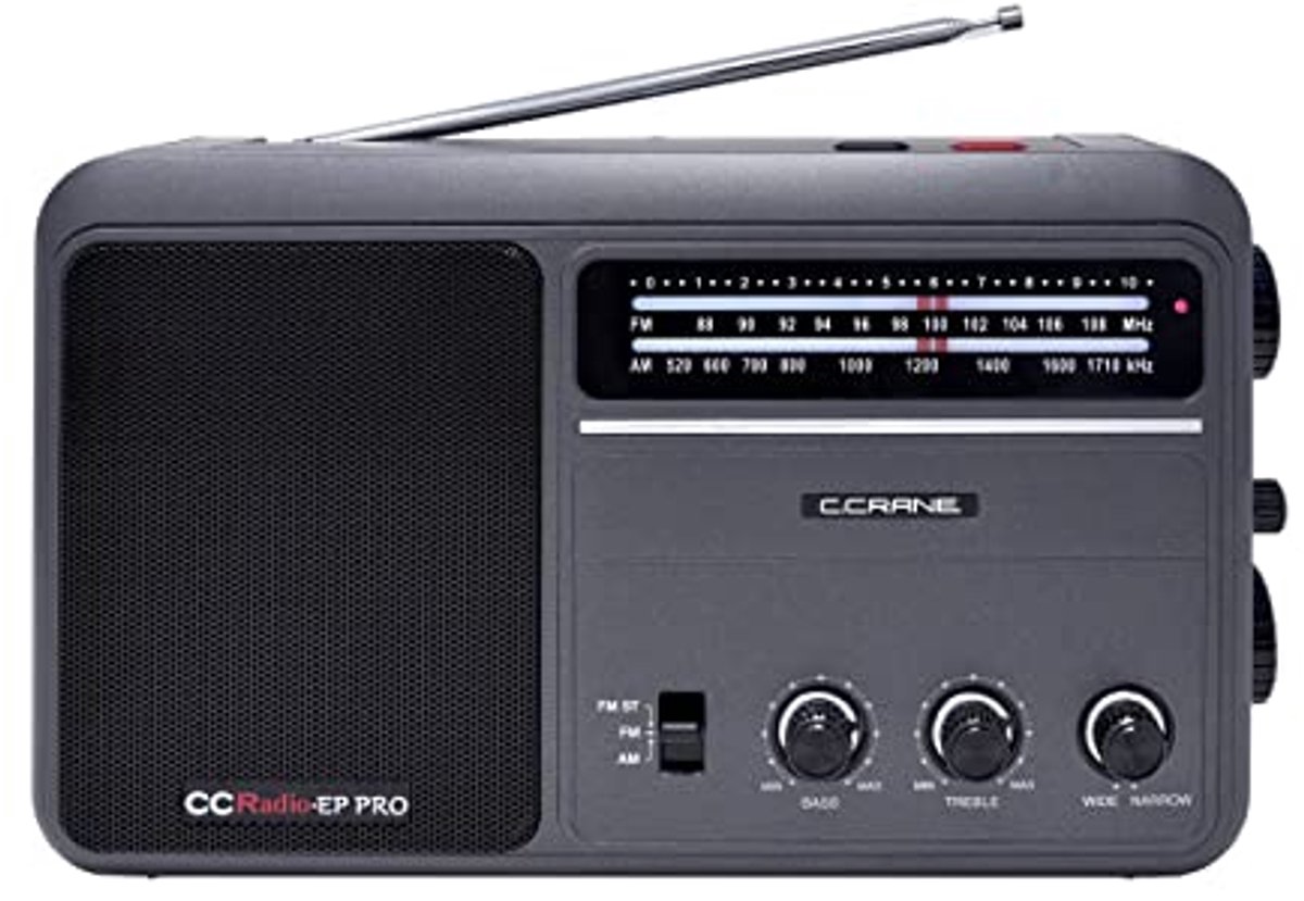 Draagbare analoge radio met DSP voor AM en FM ontvangst