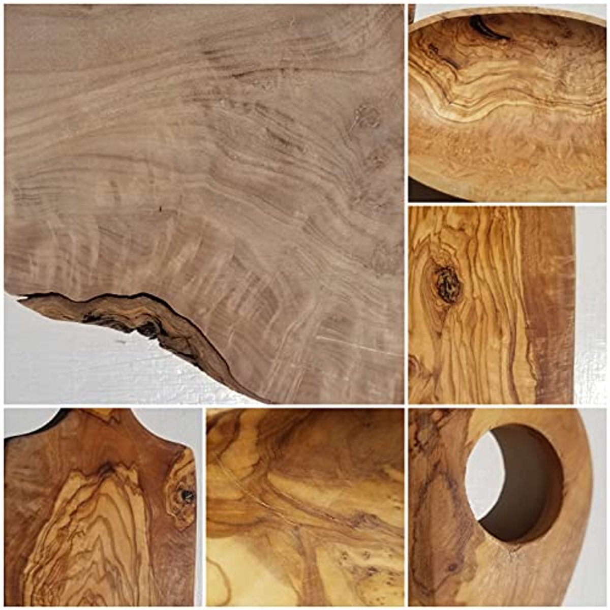 Wijnhouder van Olijfhout - Stijlvolle en Ruimtebesparende Wijnoplossing 24 x 8 cm