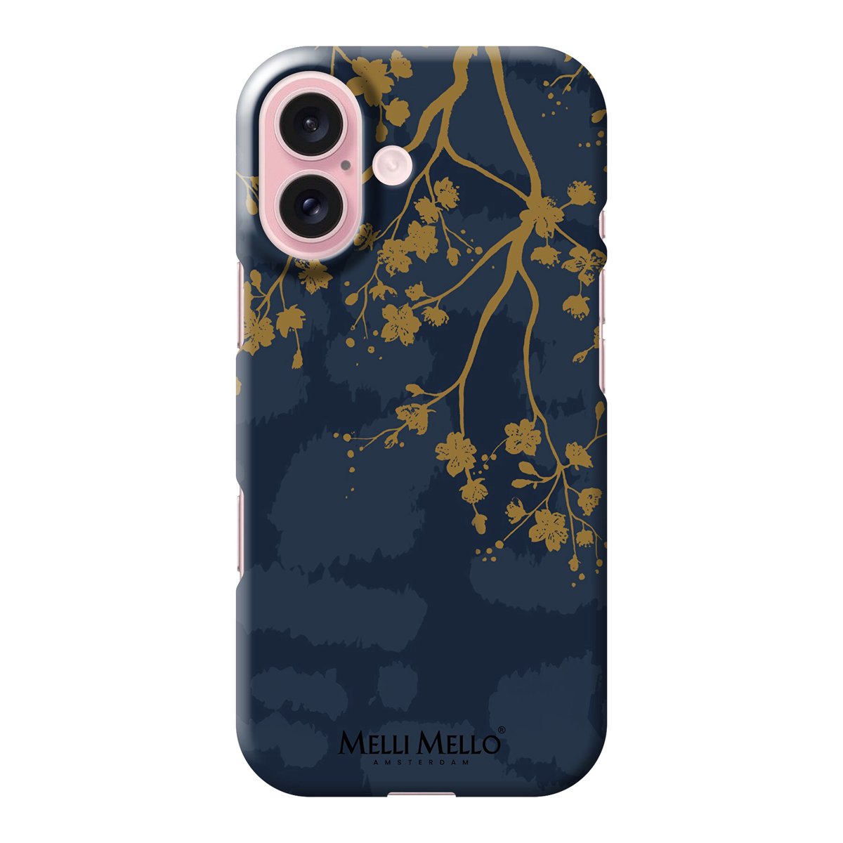Melli Mello Telefoonhoesje Golden Branch (Hard Case) - Apple iPhone 16 Plus