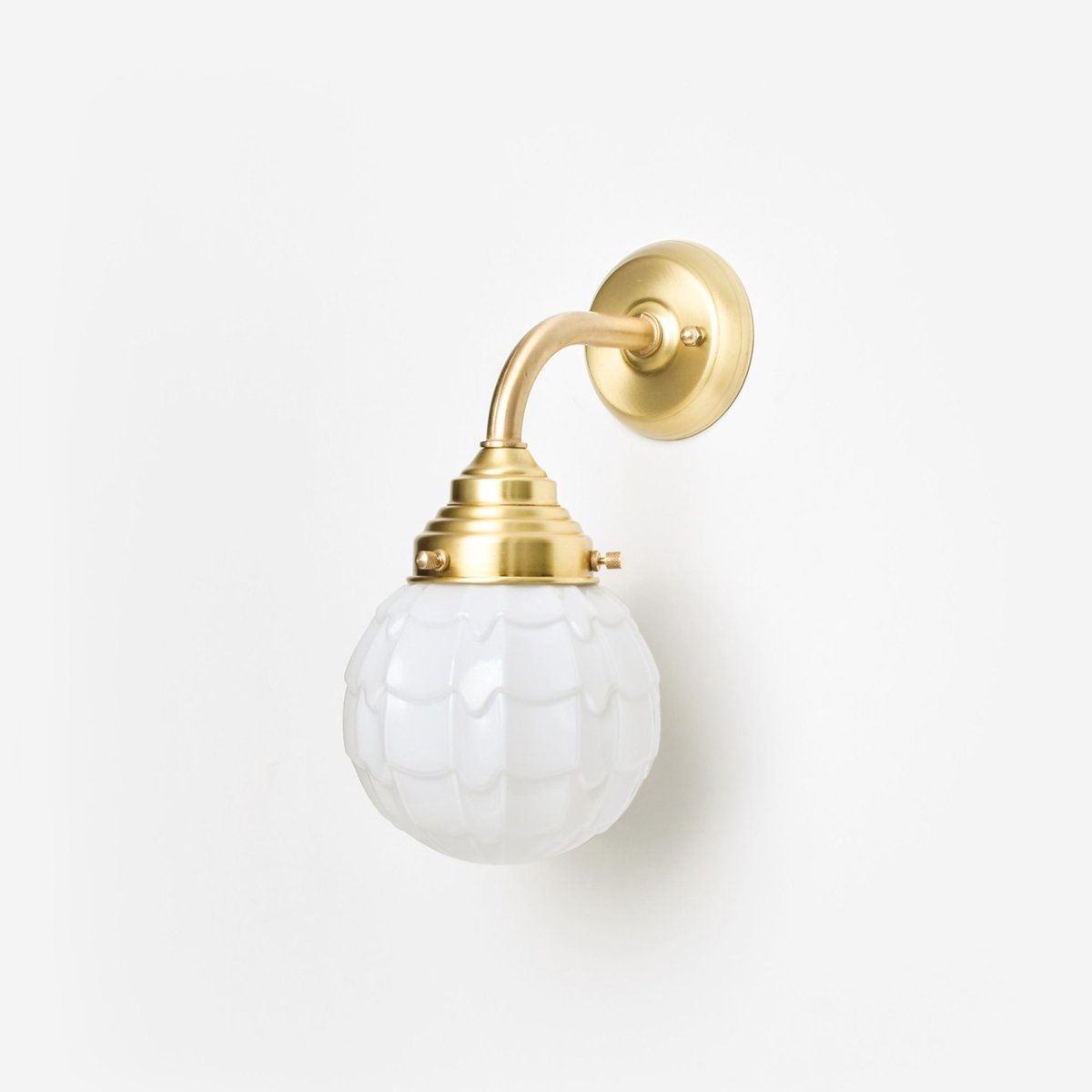 Wandlamp Artichoke Curve Messing - Art Deco Trade