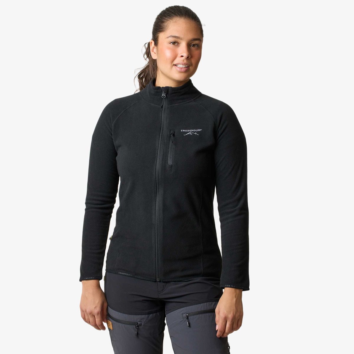 Swedemount Geilo Fleece Full Zip II – Fleecejack voor dames Zwart