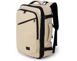TRVLMORE 40L Reistas - Handbagage Rugzak - Rugtas - Weekendtas - Spatwaterdicht - Dames en Heren - Beige