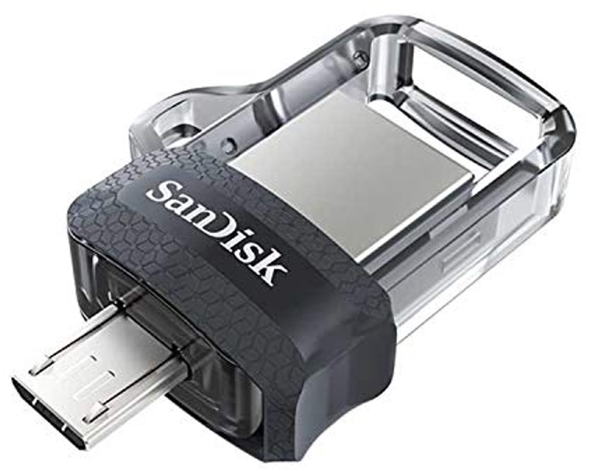 128GB Dual Drive USB M3.0 Voor Android Smartphones - Retractable Design met 130MB/s Snelheid