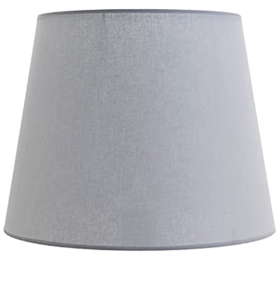 Lampenkap Bling - Wit - cilinder - 30/30/20cm - van stof - Moderne
