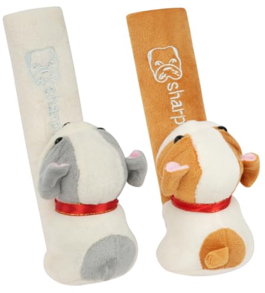 Image of 2 stuks cartoon autogordelbeschermers voor kinderen