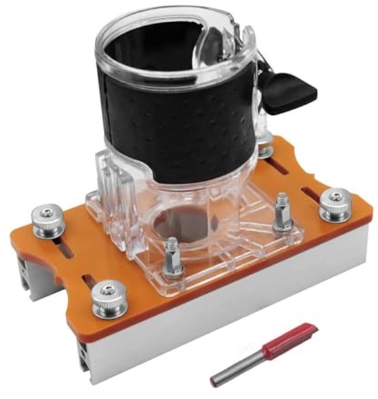 WUPYI2018 bovenfrees, 1/4 inch elektrische handsnijder houtlaminaat elektrische handtrimmer randfrees frees houtfrees 580 W 30000 R/M WUPYI2018 bovenfrees, 1/4 inch elektrische handsnijder houtlaminaat elektrische handtrimmer randfrees frees houtfrees 580 W 30000 R/M