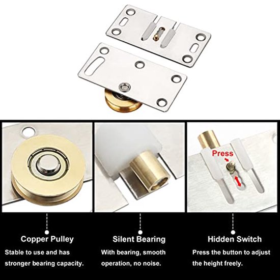 Verchroomde Deurketting voor Extra Veiligheid   Geschikt voor Houten en PVC U PVC Deuren