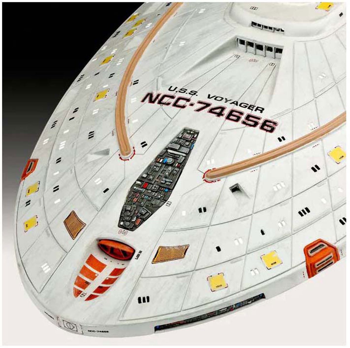 Revell Modelbouwpakket Ruimtevaart - 04992 U.S.S. Voyager - Star Trek Plastic - 1:670 - Modelbouw — afbeelding 6