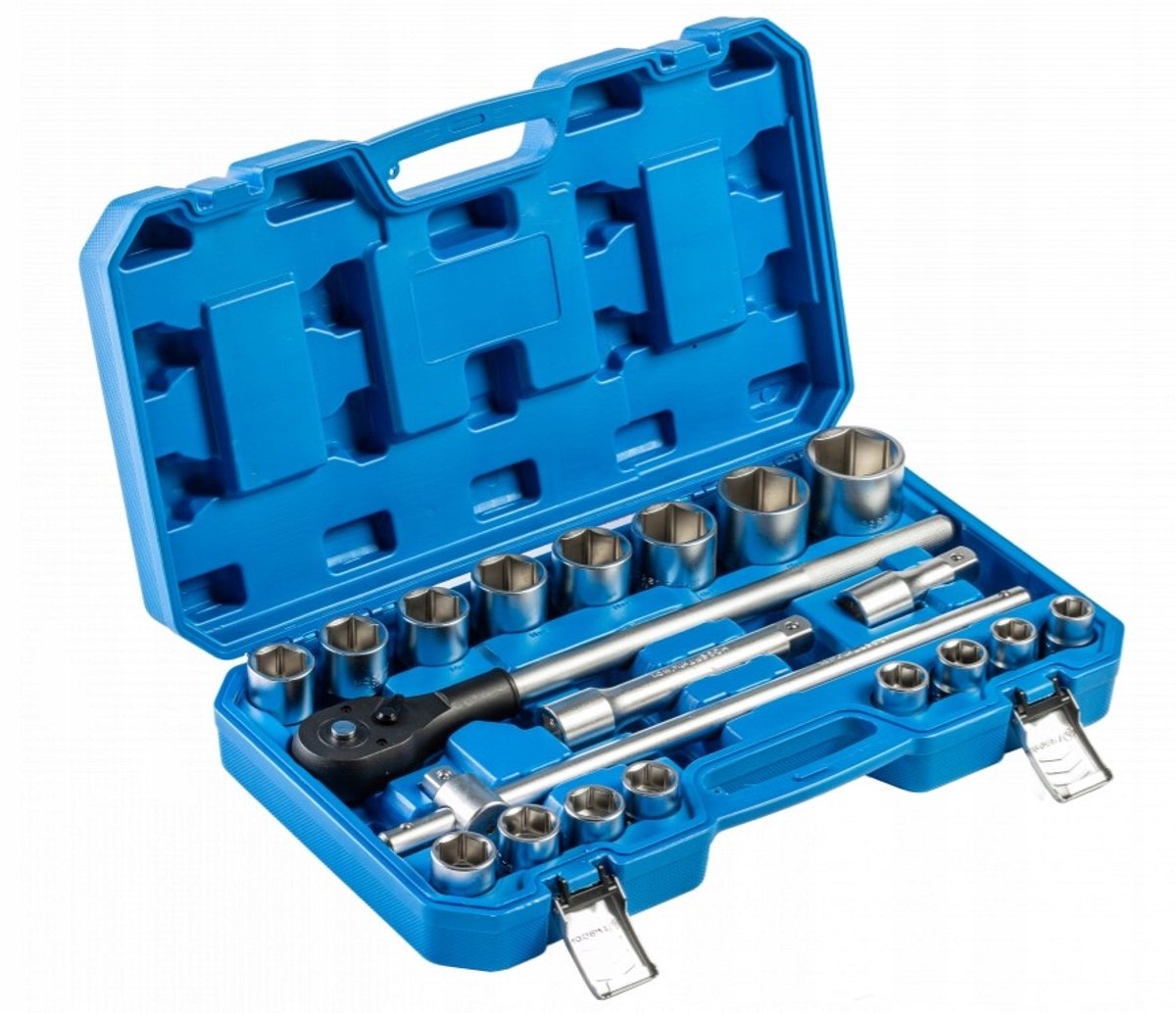 HOGERT Gereedschapset 21 Delig, 3/4" - Robuust & Compleet