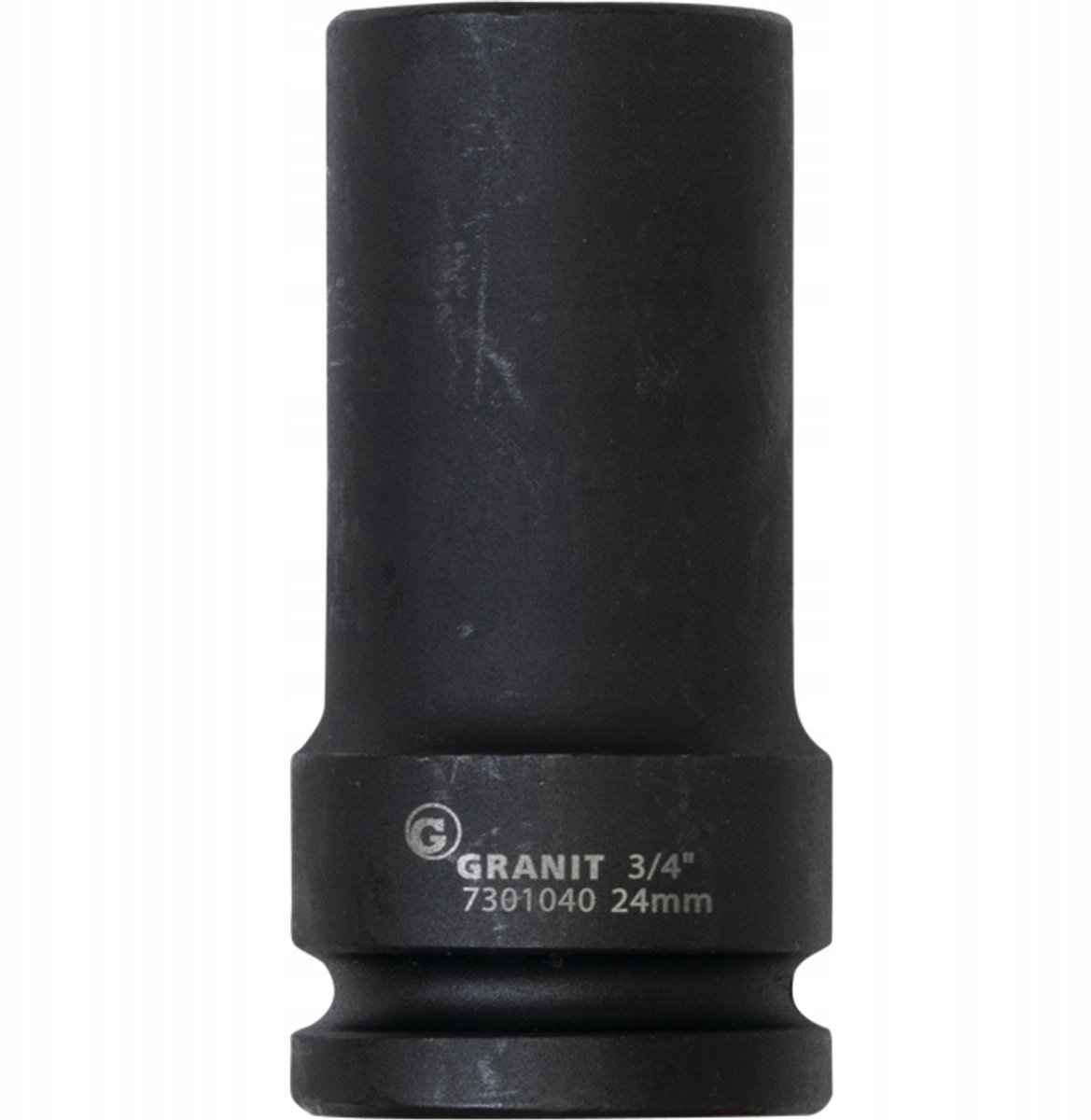 Slagdoppenset 3/4", 6-kant, lang, 24 mm
