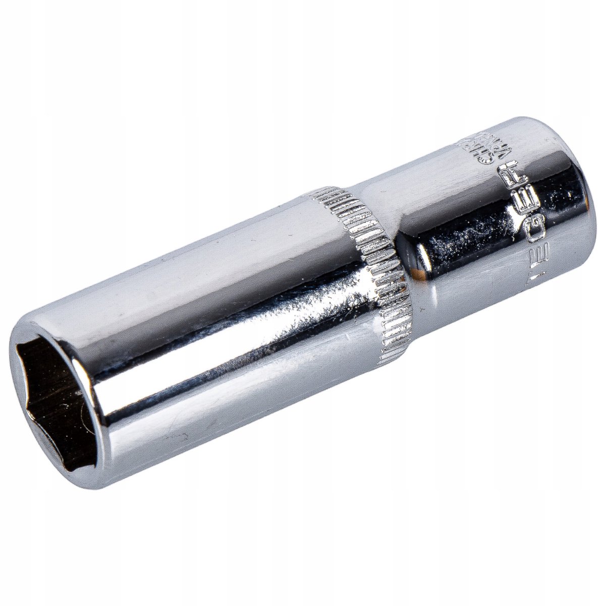 Teger dopsleutel 11 mm 1/4" zeskant lang CrV DIN 3124