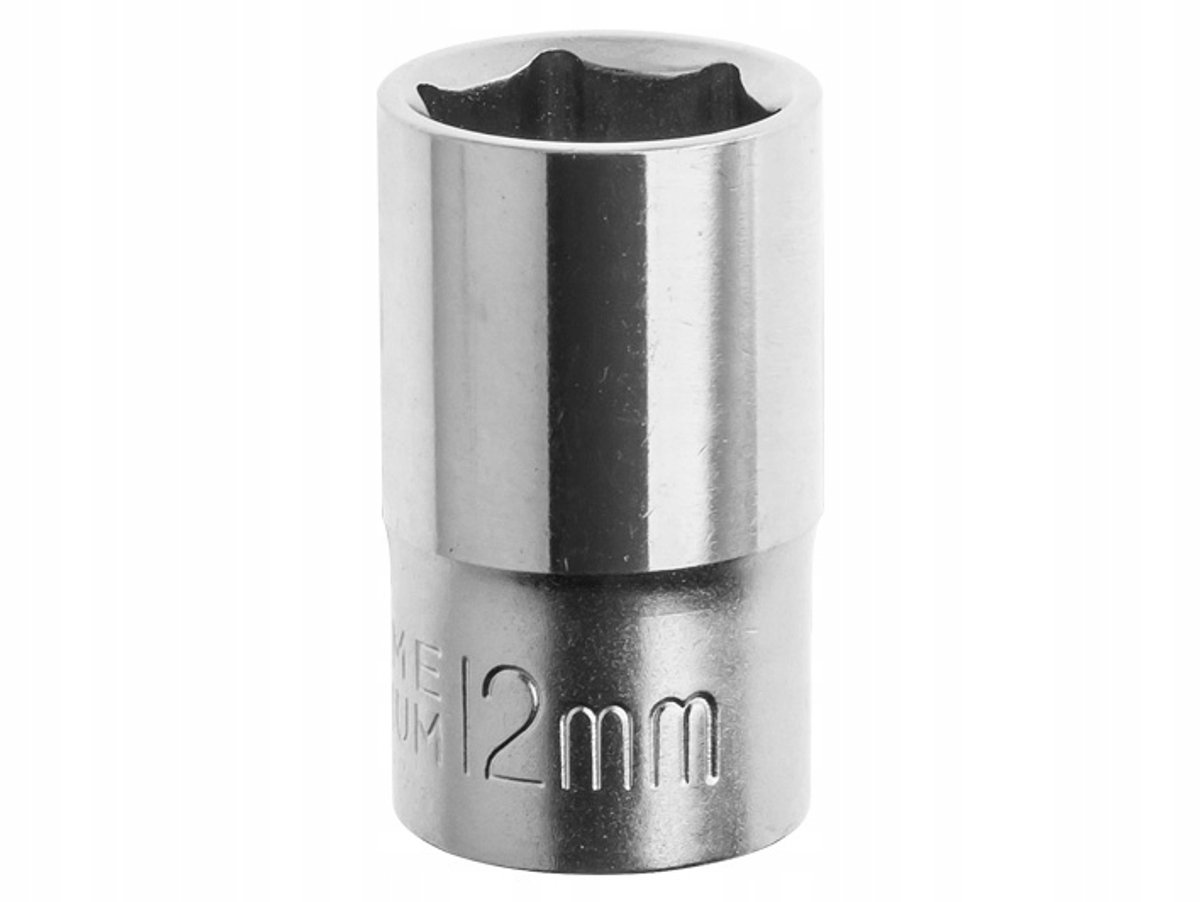 Dopsleutel 12mm 3/8" Zeskant - Jufisto Cr-V