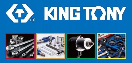King Tony - 21-delige dopsleutelset 1/2 D. 11 tot 32 mm en toebehoren - 4321MRE - King Tony