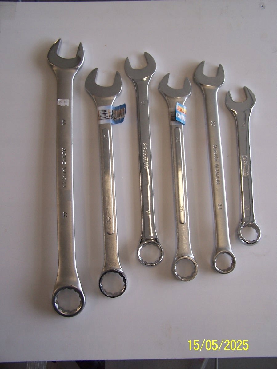 S&R Ringsleutel 44 mm Cr-V Super Drive - Professioneel Gereedschap