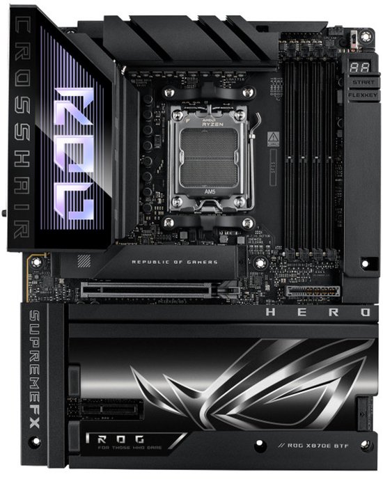ASUS ROG CROSSHAIR X870E HERO BTF X870E Socket AM5 ATX