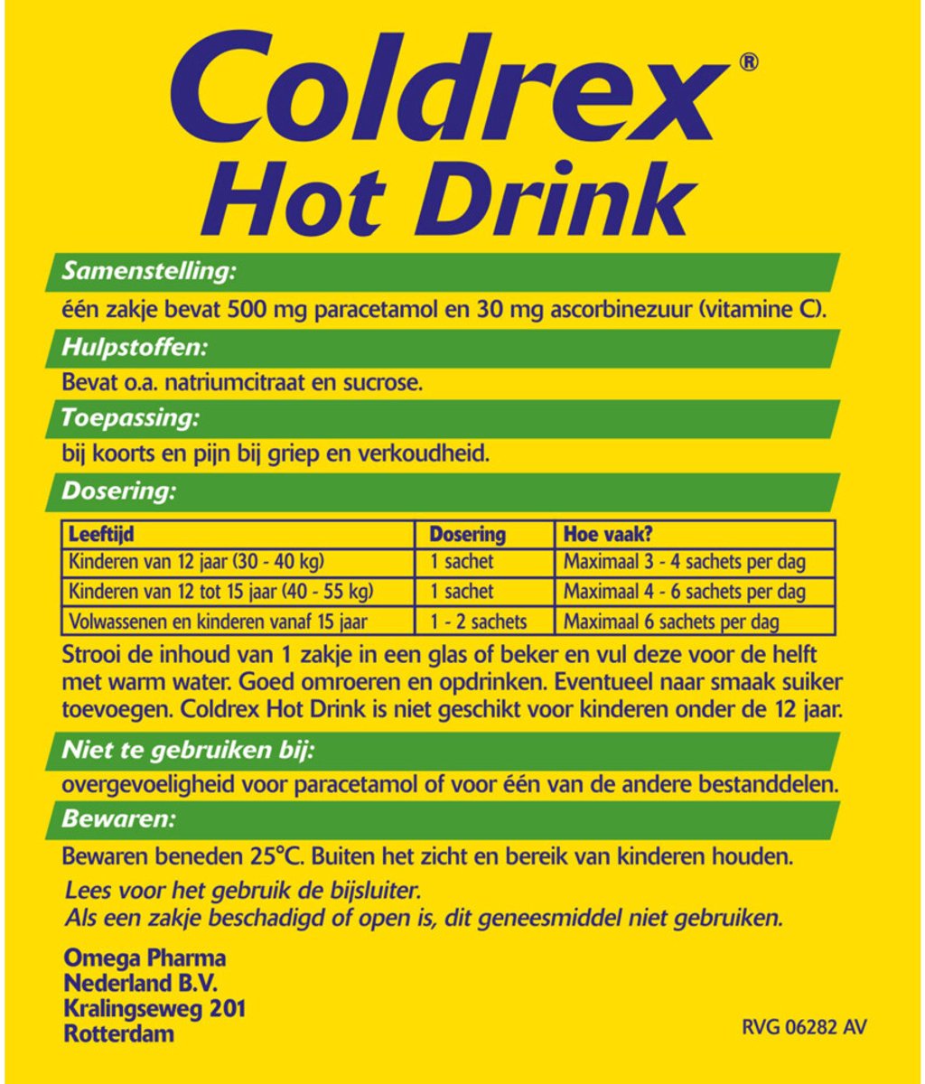 Coldrex Hot Drink - 3 x 10 sachets