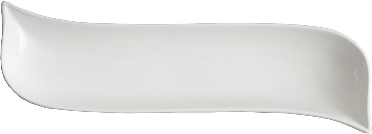 Wit Półmis Porselein Vierkant 23x5,7 cm