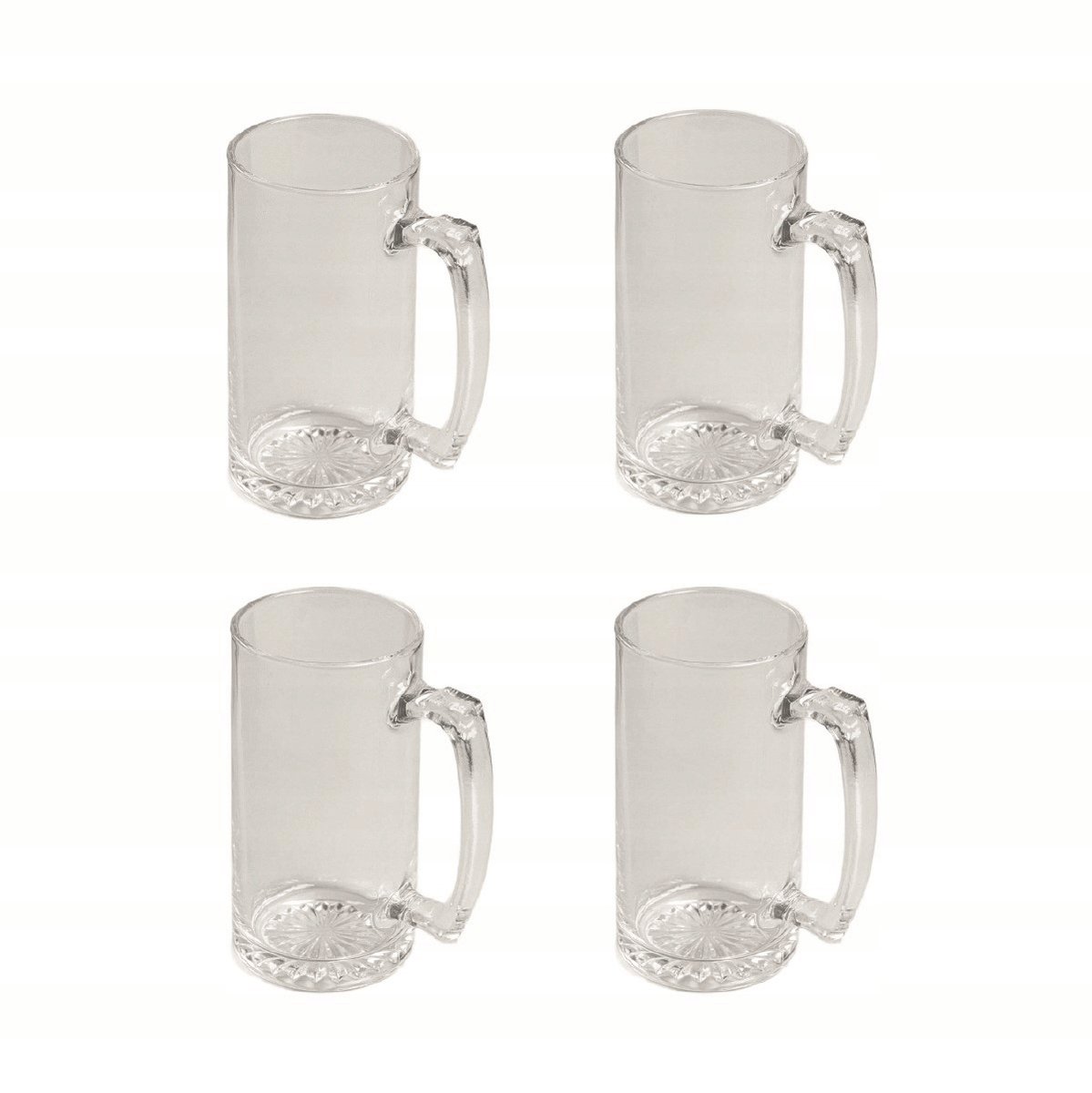 Set van 4 Bierkruiken Timor 860ml - Hoogwaardig Glas