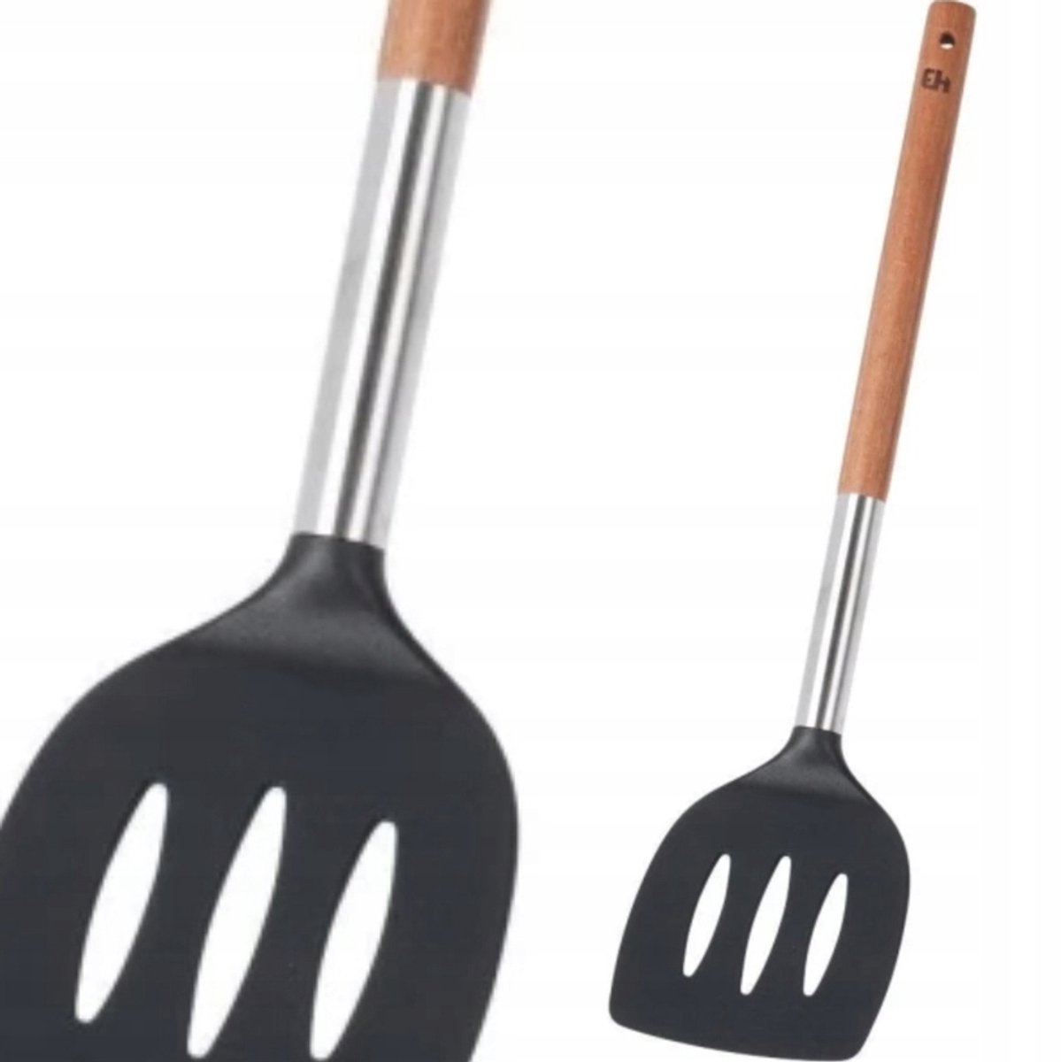 Pannenkoek schep met houten handvat - 36cm